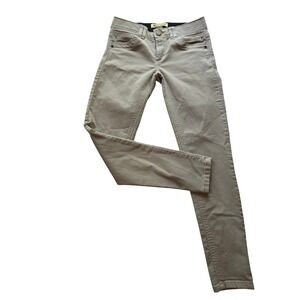 Democracy Ab Solution Womens Size 2 Beige Skinny Jeans Comfort Stretch